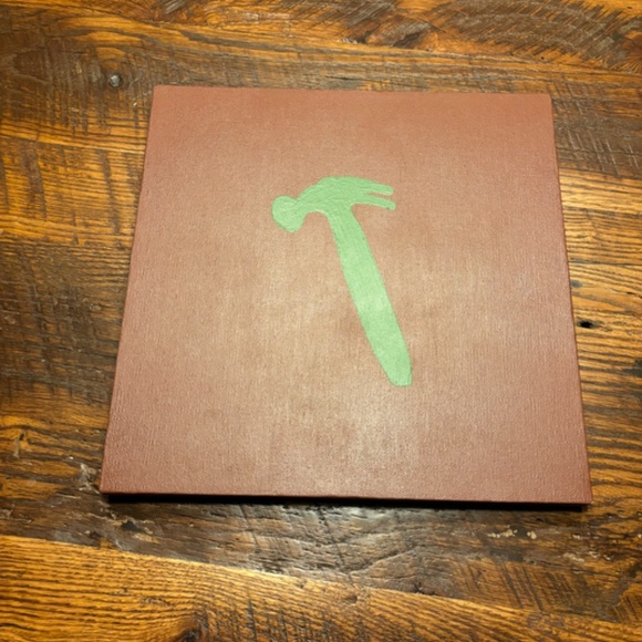 Handmade Tool Artwork  & Frame - nursery or kids bedroom - Picture 4 of 13